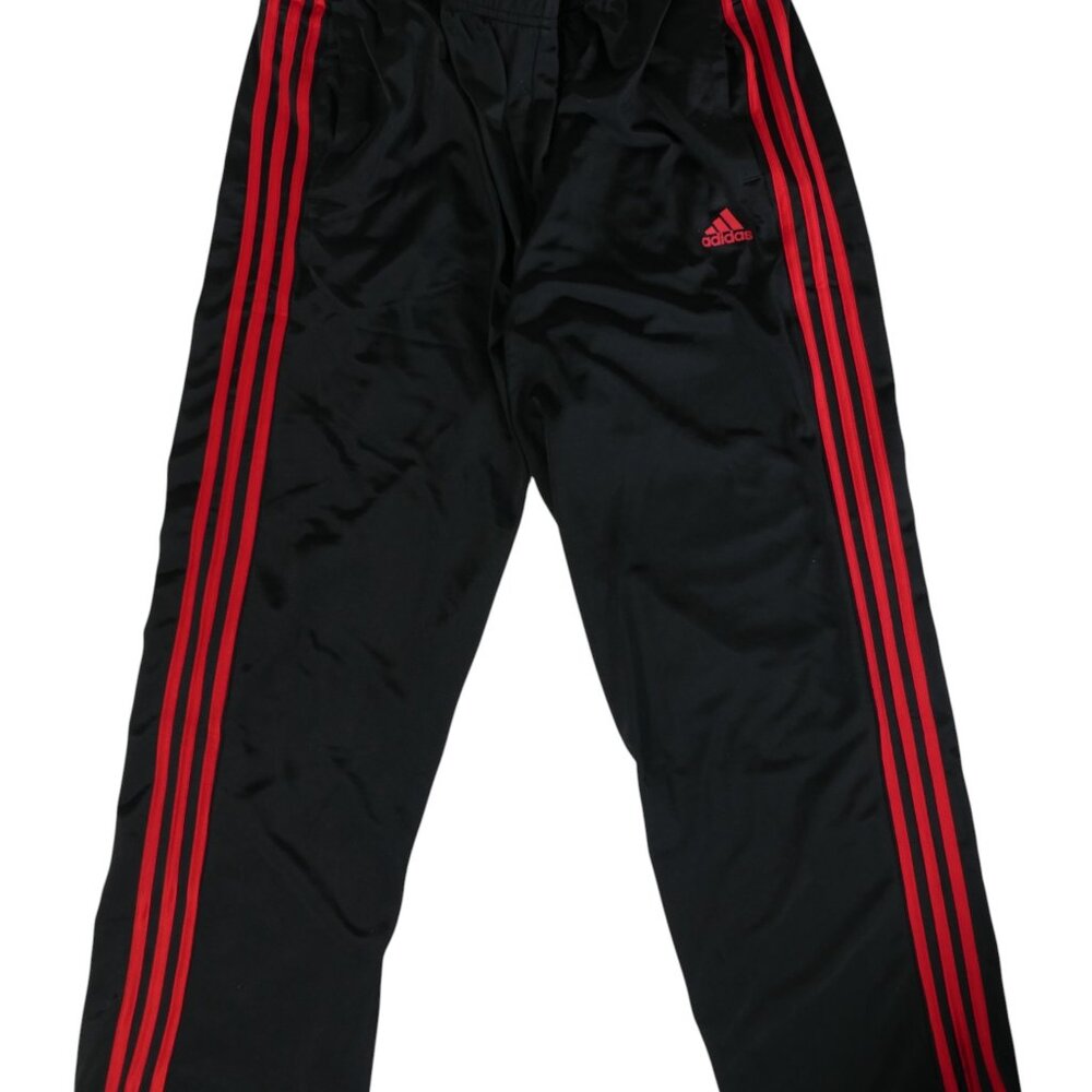 Adidas Men's Red Black Two Piece Tracksuit Set Jacket HC2076 Pants H48432 XL - Picture 9 of 14